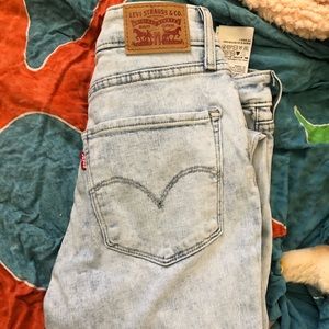 levi’s high waist skinny jeans